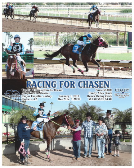 Racing For Chasen 20180101_TurfParadise_R2_WinnersCircle